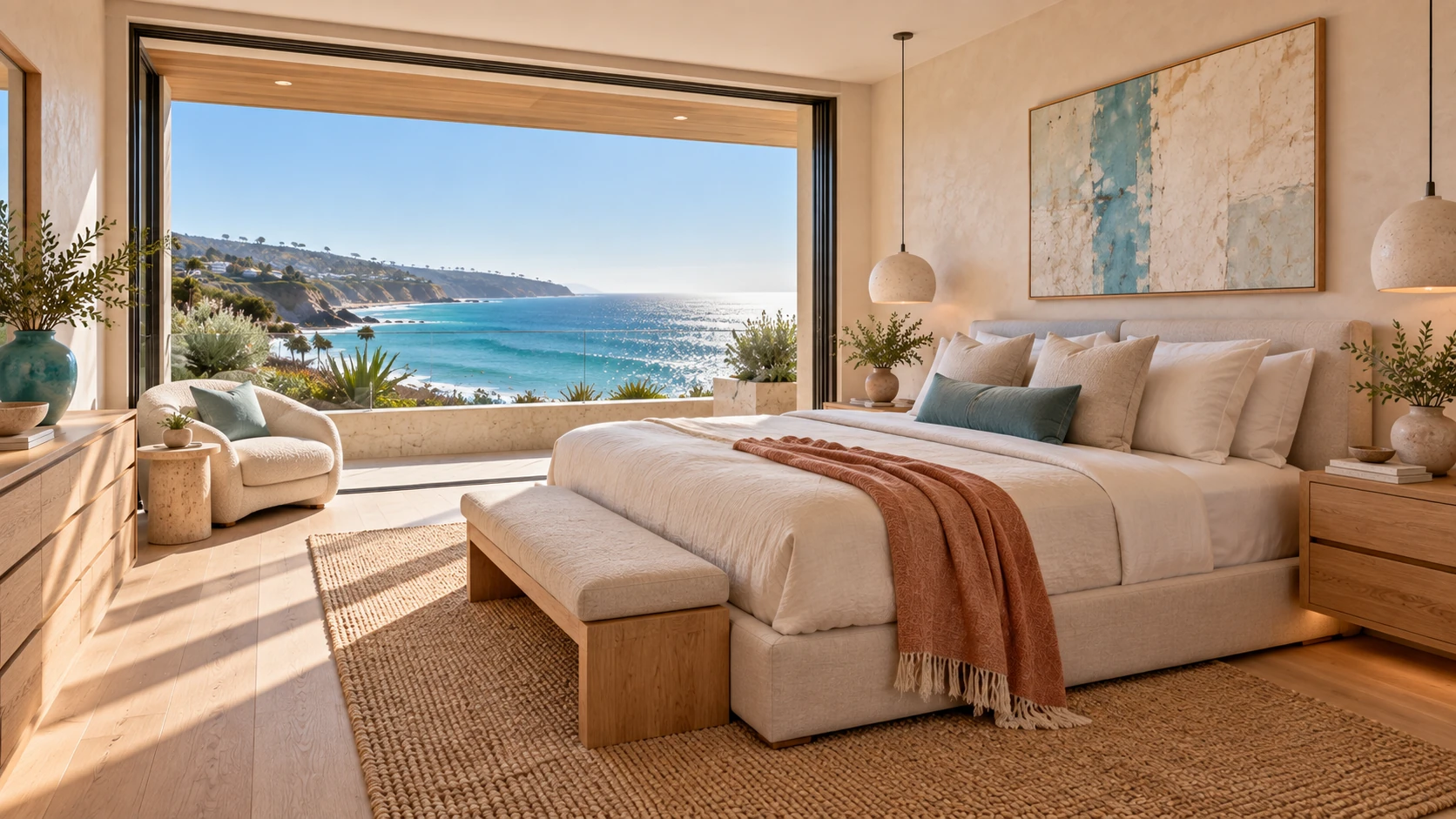 After: Wake up to the coast, Laguna Beach, Orange County
