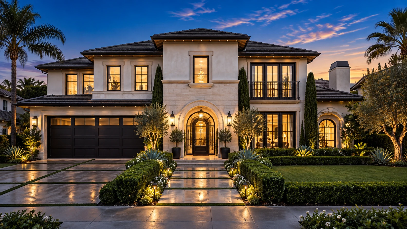 After: A new welcome, Newport Coast, Orange County