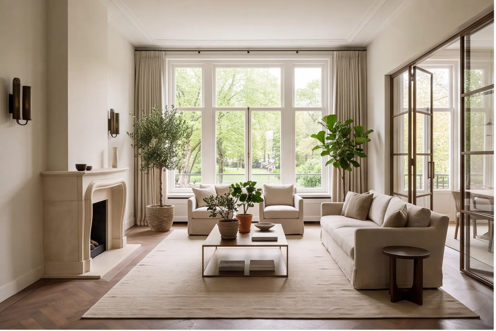 Interior design and bespoke finishing illustrative concept