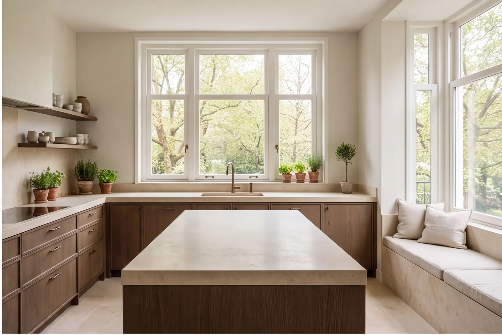 After concept: Bespoke oak kitchen