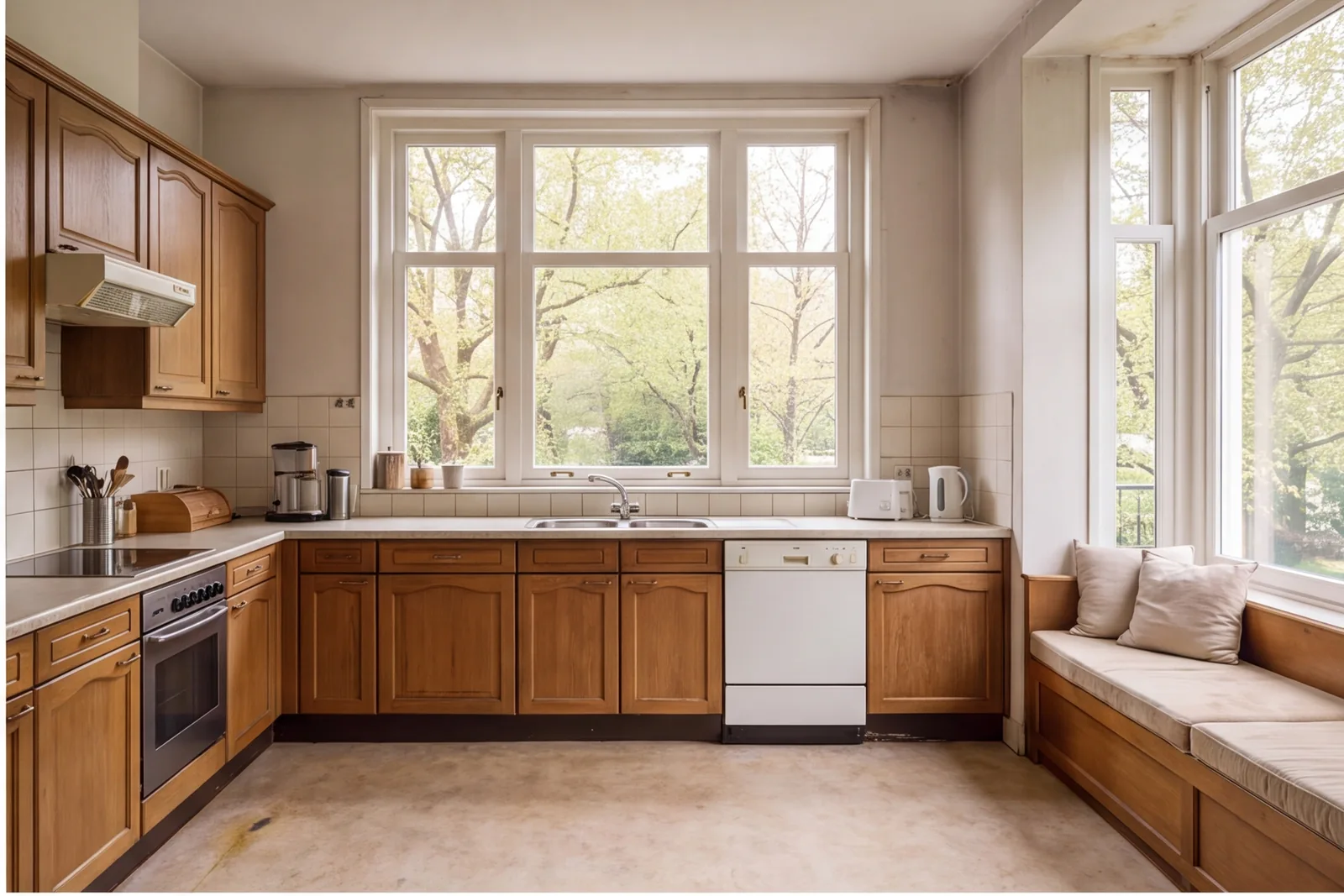 Before concept: Bespoke oak kitchen