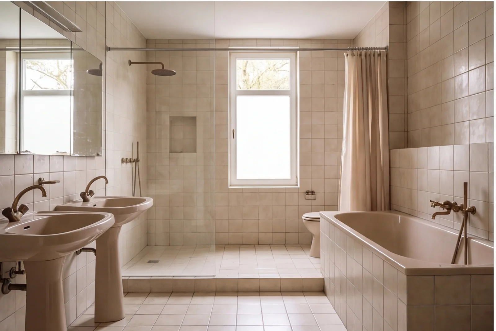 Before concept: Luxury natural-stone bathroom